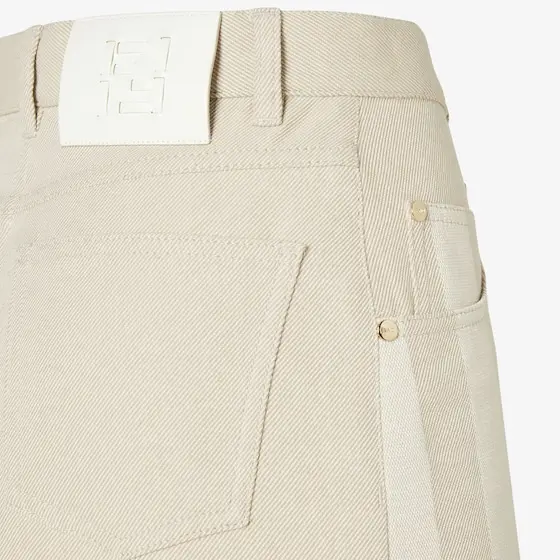 Fendi Pequin Drill Skirt | Thumbnail 3 Fendi Pequin Drill Skirt | Thumbnail 3
