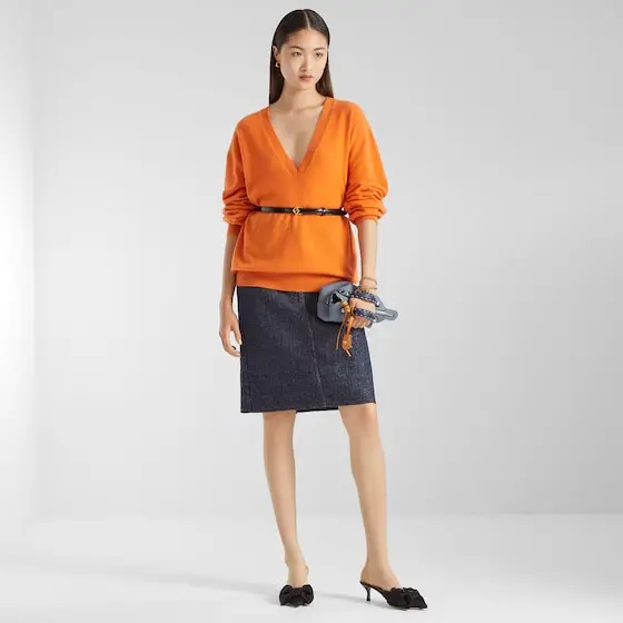 Fendi FF Denim Skirt | Thumbnail 5 Fendi FF Denim Skirt | Thumbnail 5