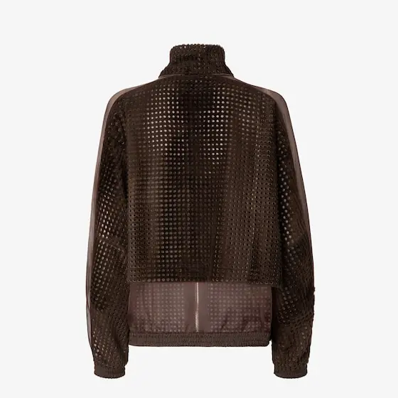 Fendi Shearling and Organza Jacket | Thumbnail 2