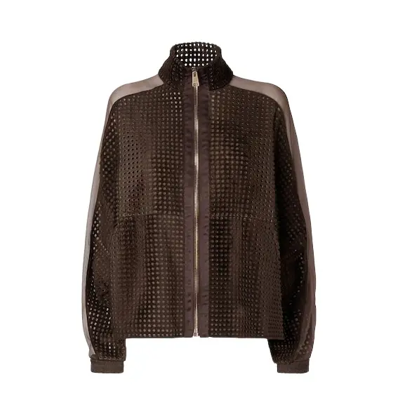 Fendi Oversize jacket with high collar and low-cut set-in sleeves | Image 1 Fendi Oversize jacket with high collar and low-cut set-in sleeves | Image 1
