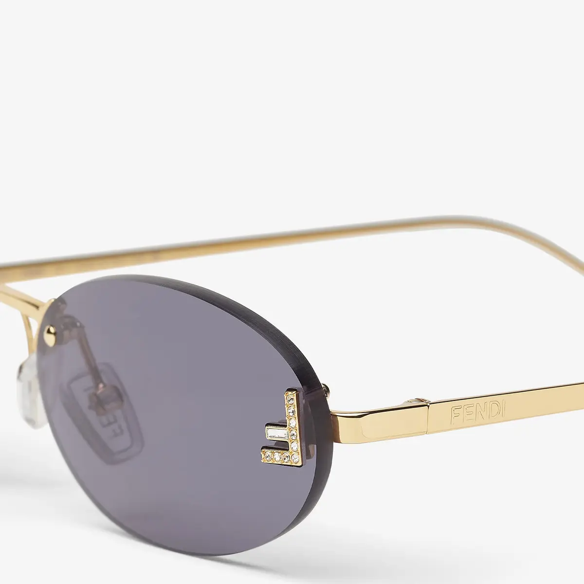 Fendi First Crystal Fashion Show Sunglasses | Thumbnail 3