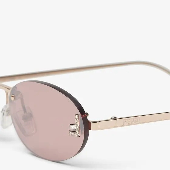 Fendi First Crystal Sunglasses with Pink Lenses | Thumbnail 3 Fendi First Crystal Sunglasses with Pink Lenses | Thumbnail 3