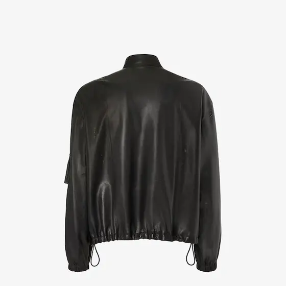 Fendi Blouson with mandarin collar and drawstring edge at | Thumbnail 2 Fendi Blouson with mandarin collar and drawstring edge at | Thumbnail 2