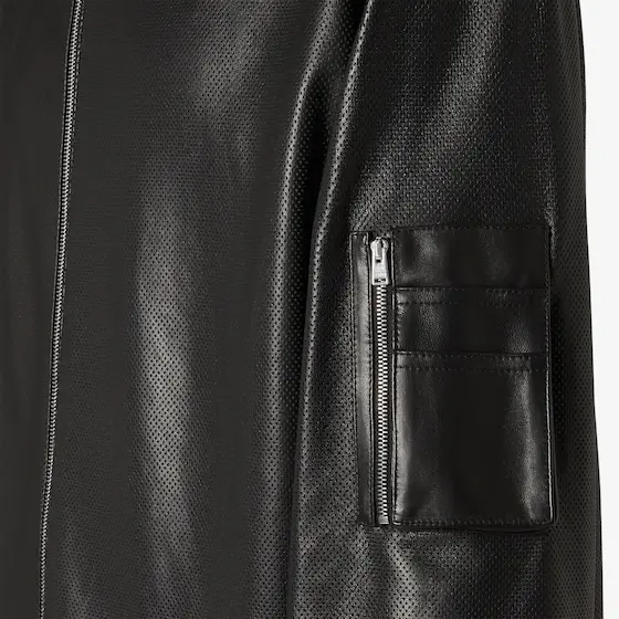 Fendi Blouson with mandarin collar and drawstring edge at | Thumbnail 3 Fendi Blouson with mandarin collar and drawstring edge at | Thumbnail 3