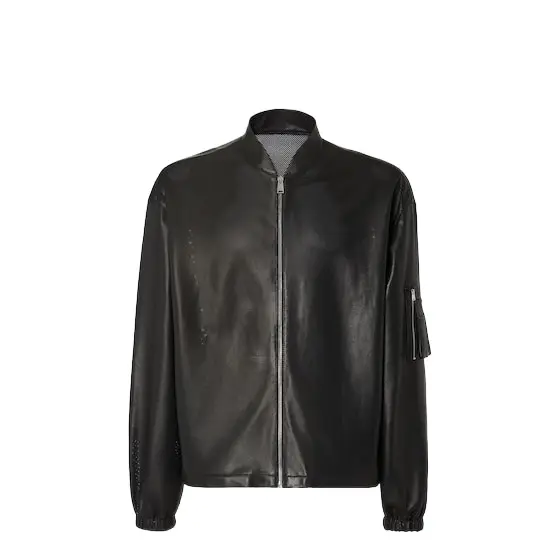 Fendi Blouson with mandarin collar and drawstring edge at | Image 1 Fendi Blouson with mandarin collar and drawstring edge at | Image 1