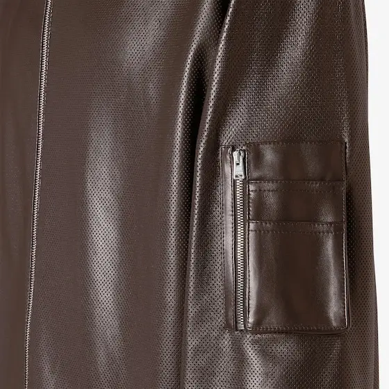 Fendi Blouson with mandarin collar and drawstring edge at | Thumbnail 3 Fendi Blouson with mandarin collar and drawstring edge at | Thumbnail 3