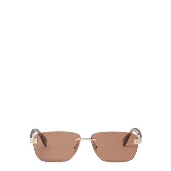 Fendi Rectangular rimless sunglasses, distinguished by hinges | Image 1 Fendi Rectangular rimless sunglasses, distinguished by hinges | Image 1