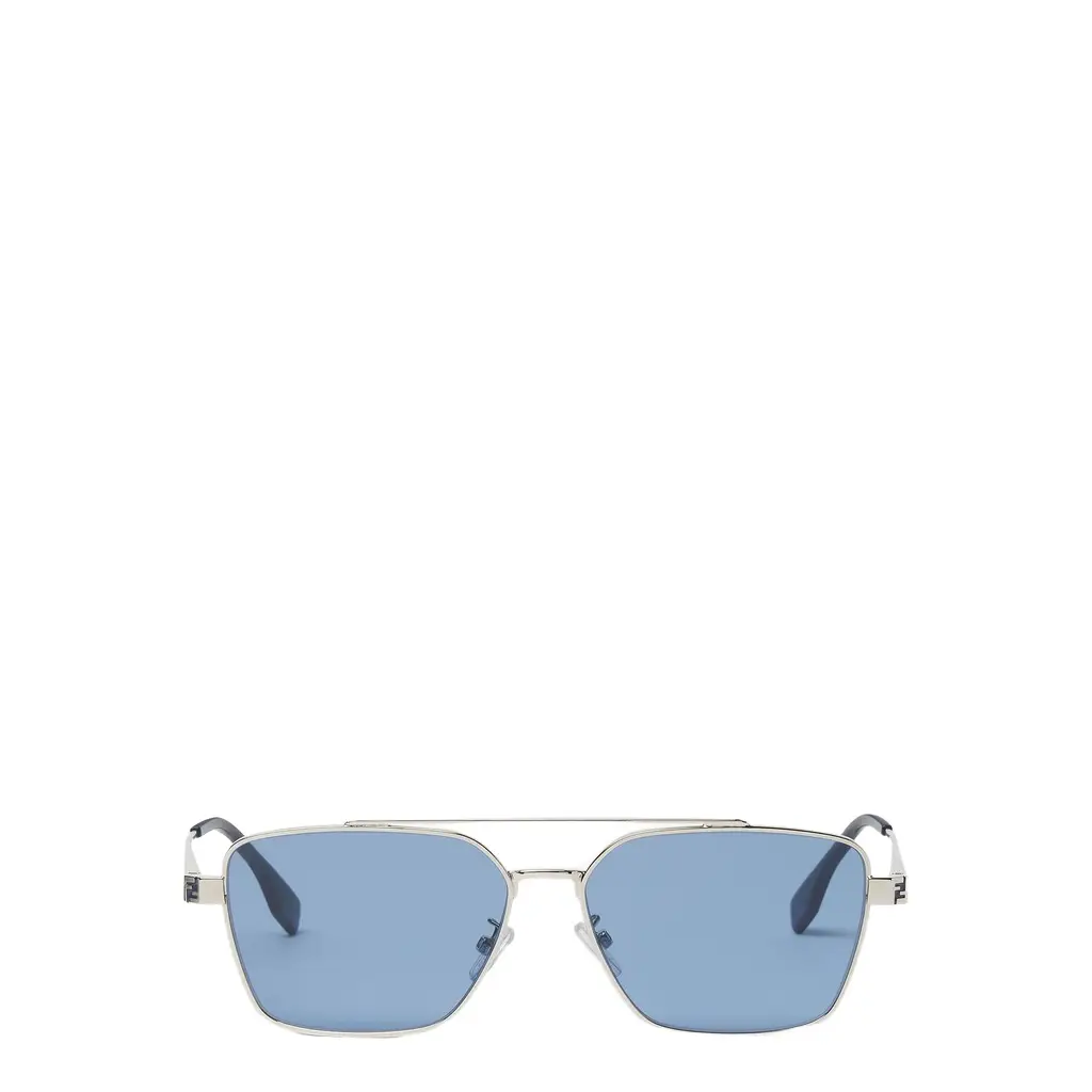 Fendi Ultra-lightweight, square pilot sunglasses made of metal | Image 1 Fendi Ultra-lightweight, square pilot sunglasses made of metal | Image 1