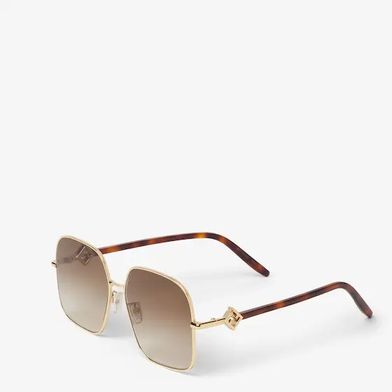 Fendi Oversize square FF Diamonds glasses made of metal | Thumbnail 2 Fendi Oversize square FF Diamonds glasses made of metal | Thumbnail 2
