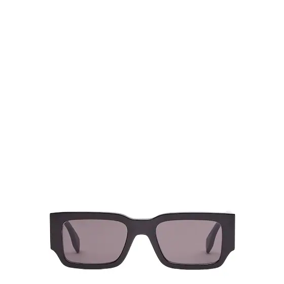 Fendi Rectangular Diagonal glasses in black acetate | Image 1 Fendi Rectangular Diagonal glasses in black acetate | Image 1