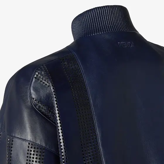 Fendi Perforated Nappa Leather Jacket | Thumbnail 3 Fendi Perforated Nappa Leather Jacket | Thumbnail 3