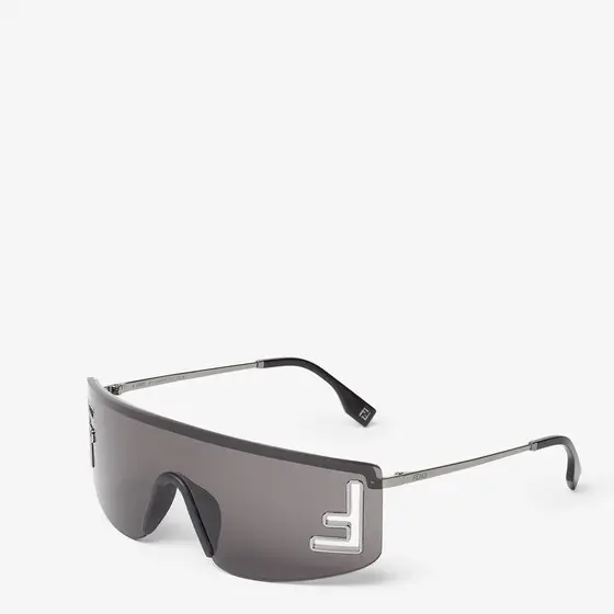 Fendi FF Squared shield-front glasses, with laser-cut FF finished | Thumbnail 2 Fendi FF Squared shield-front glasses, with laser-cut FF finished | Thumbnail 2