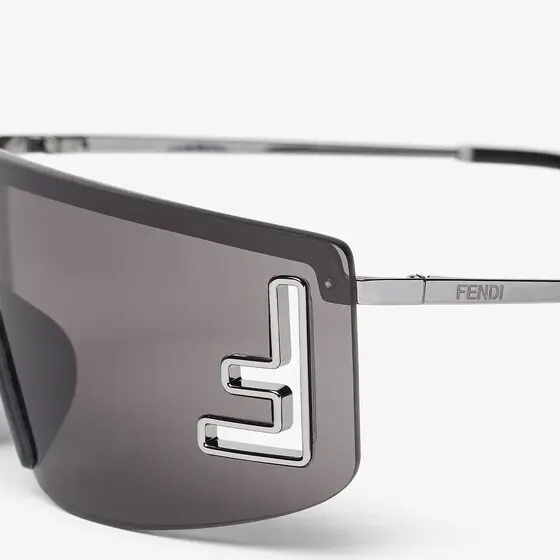 Fendi FF Squared shield-front glasses, with laser-cut FF finished | Thumbnail 3 Fendi FF Squared shield-front glasses, with laser-cut FF finished | Thumbnail 3