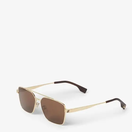 Fendi Ultra-lightweight, square pilot sunglasses made of metal | Thumbnail 2 Fendi Ultra-lightweight, square pilot sunglasses made of metal | Thumbnail 2