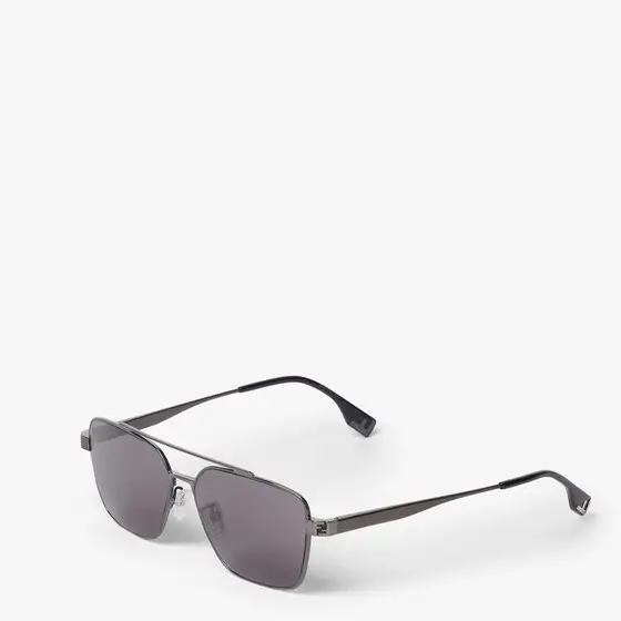Fendi Ultra-lightweight, square pilot sunglasses made of metal | Thumbnail 2 Fendi Ultra-lightweight, square pilot sunglasses made of metal | Thumbnail 2
