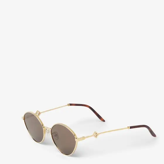 Fendi Geometric oval FF Diamonds glasses made of metal | Thumbnail 2 Fendi Geometric oval FF Diamonds glasses made of metal | Thumbnail 2
