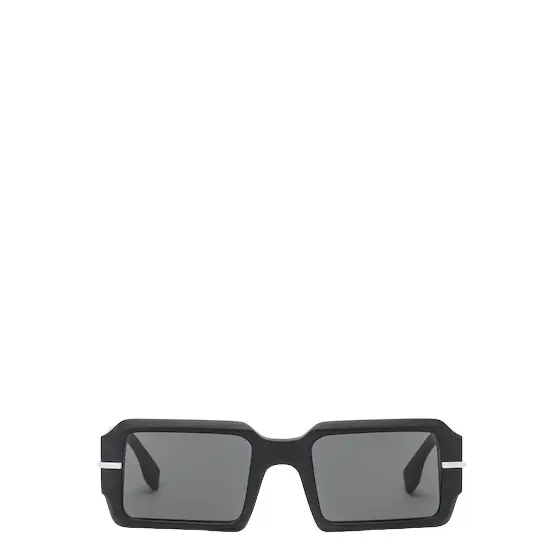 Fendi Rectangular sunglasses in black acetate | Image 1 Fendi Rectangular sunglasses in black acetate | Image 1