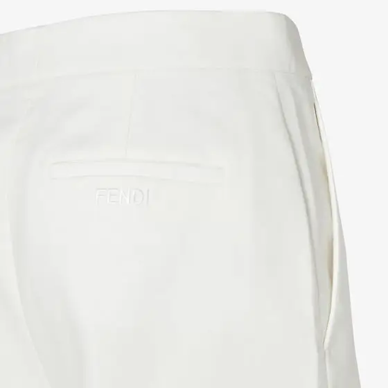 Fendi Cotton and Linen Shorts | Thumbnail 3 Fendi Cotton and Linen Shorts | Thumbnail 3