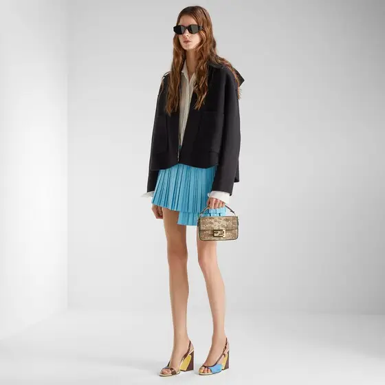 Fendi Faille Mini Skirt | Thumbnail 4