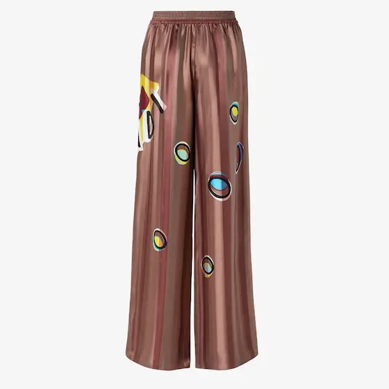 Fendi Jacquard Pequin Pants | Thumbnail 2 Fendi Jacquard Pequin Pants | Thumbnail 2