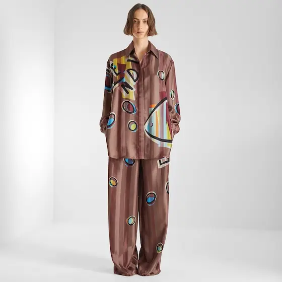 Fendi Jacquard Pequin Pants | Thumbnail 4 Fendi Jacquard Pequin Pants | Thumbnail 4