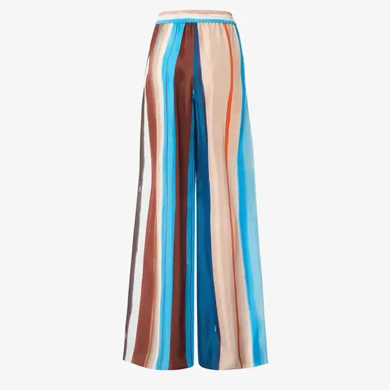 Fendi Silk Striped Pants | Thumbnail 2