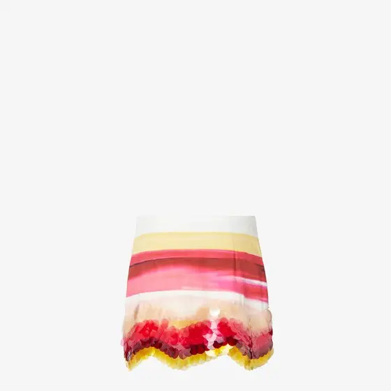 Fendi Poplin Skirt with Sequins | Thumbnail 2 Fendi Poplin Skirt with Sequins | Thumbnail 2