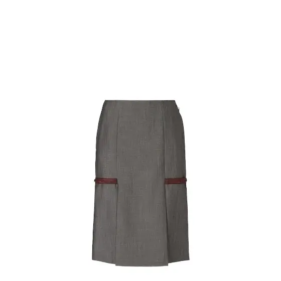 Fendi Straight-cut midi skirt with symmetrical slits at the front | Image 1 Fendi Straight-cut midi skirt with symmetrical slits at the front | Image 1