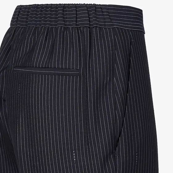Fendi Pinstriped Wool Pants | Thumbnail 3 Fendi Pinstriped Wool Pants | Thumbnail 3