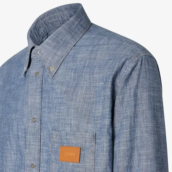 Fendi Comfort fit shirt with button-down collar and long sleeves | Thumbnail 3