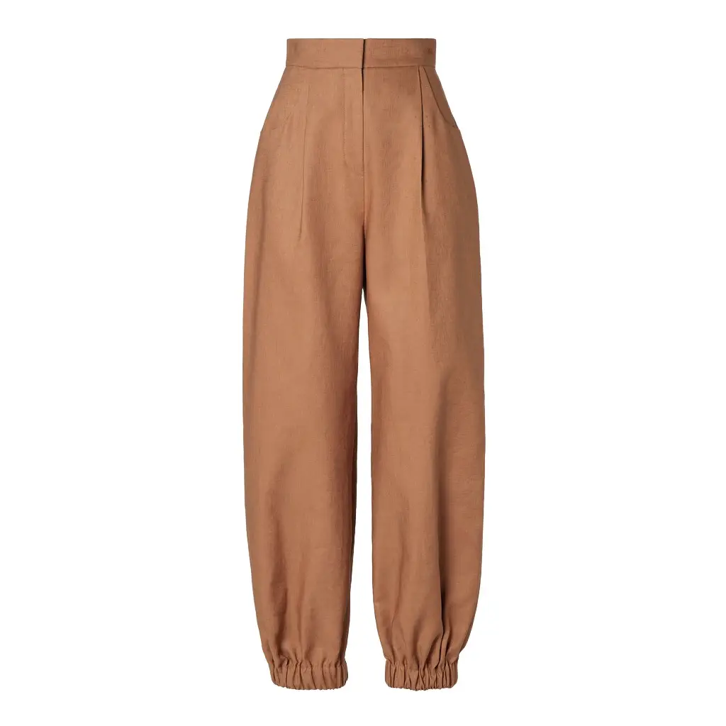 Fendi Balloon-waist trousers with elasticated cuffs at the ankles | Image 1 Fendi Balloon-waist trousers with elasticated cuffs at the ankles | Image 1