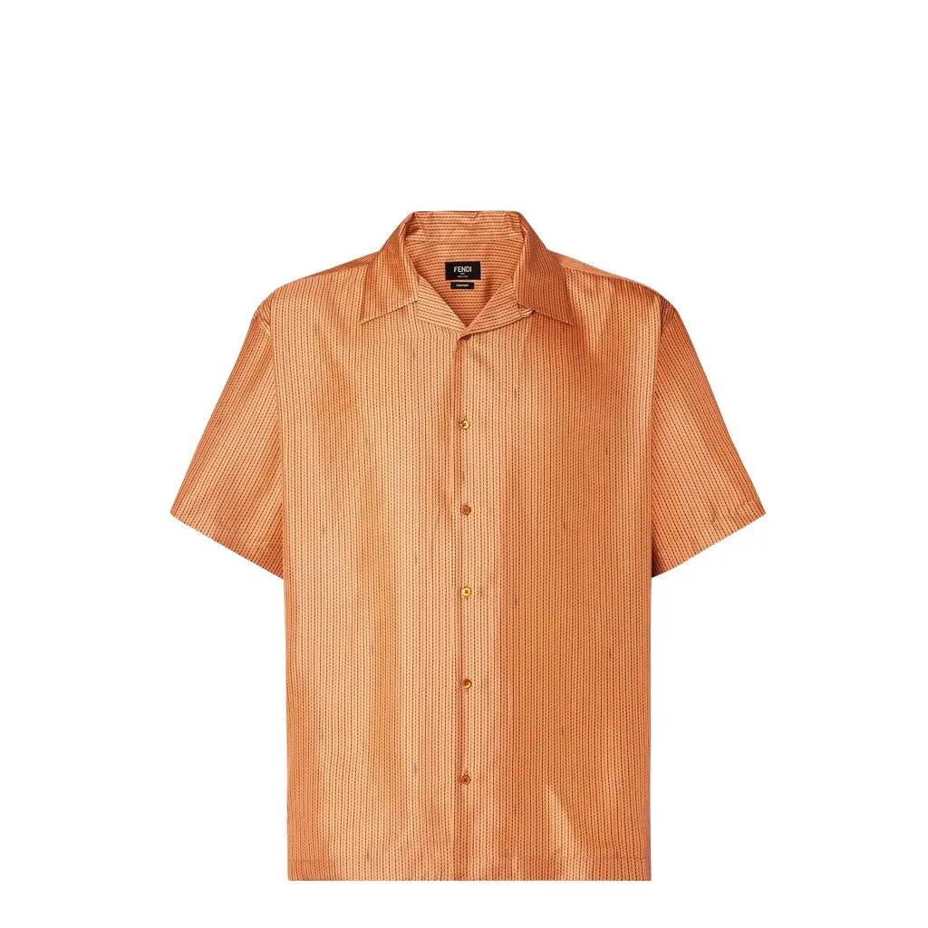 Fendi Shirt with bowling collar and short sleeves | Image 1 Fendi Shirt with bowling collar and short sleeves | Image 1