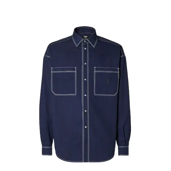 Fendi Long-sleeved shirt with patch pockets on the chest | Image 1 Fendi Long-sleeved shirt with patch pockets on the chest | Image 1