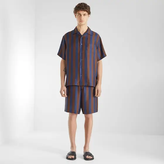 Fendi Shirt with bowling collar and short sleeves | Thumbnail 4 Fendi Shirt with bowling collar and short sleeves | Thumbnail 4