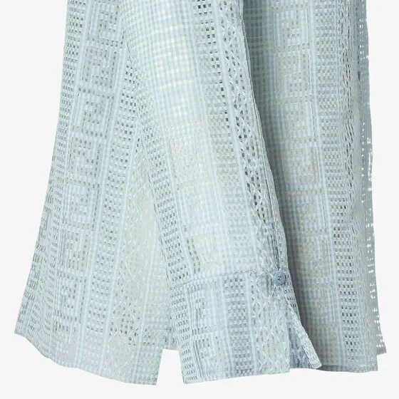 Fendi Silk Blend Burnout Shirt | Thumbnail 3 Fendi Silk Blend Burnout Shirt | Thumbnail 3