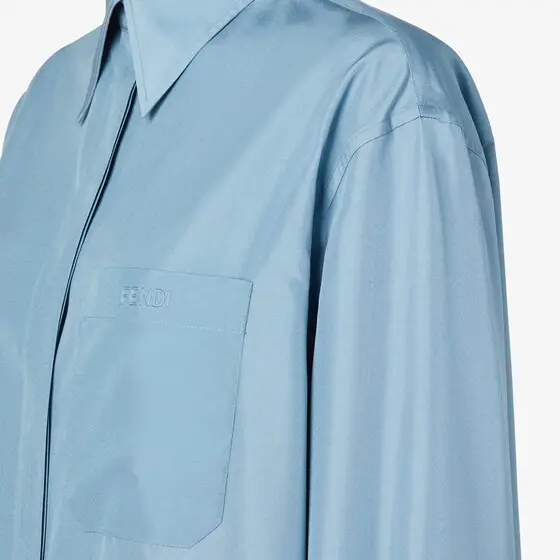 Fendi Silk Poplin Shirt | Thumbnail 3 Fendi Silk Poplin Shirt | Thumbnail 3