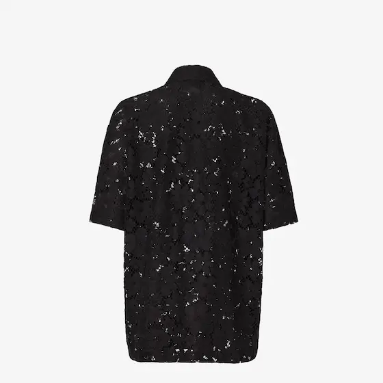 Fendi Lace Polo Shirt | Thumbnail 2 Fendi Lace Polo Shirt | Thumbnail 2