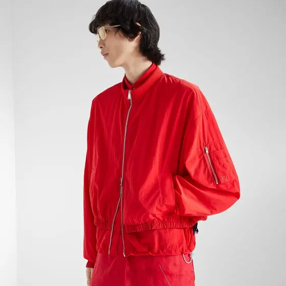 Fendi Bomber-style blouson featuring a drawstring hem | Thumbnail 4 Fendi Bomber-style blouson featuring a drawstring hem | Thumbnail 4