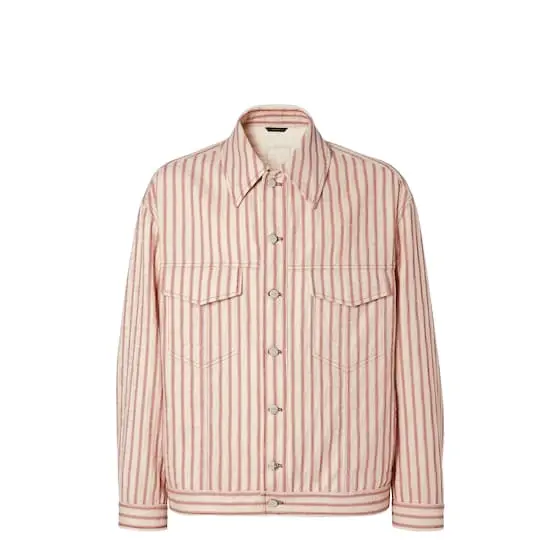 Oversized jacket with shirt collar and flap pockets on