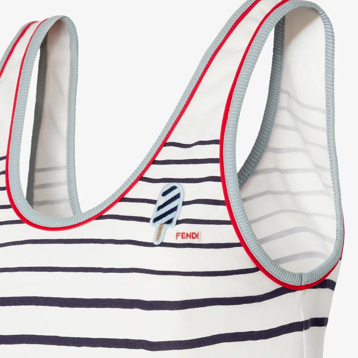 Fendi Striped Jersey Top | Thumbnail 3 Fendi Striped Jersey Top | Thumbnail 3