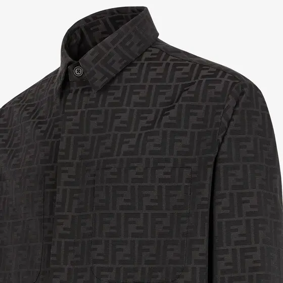 Fendi Go-To single-breasted jacket with shirt collar and patch | Thumbnail 3 Fendi Go-To single-breasted jacket with shirt collar and patch | Thumbnail 3