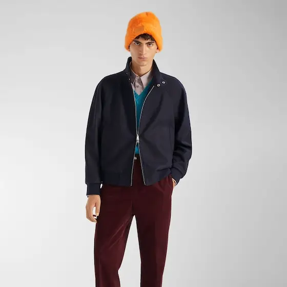Fendi Blouson with high collar and long raglan sleeves | Thumbnail 4 Fendi Blouson with high collar and long raglan sleeves | Thumbnail 4