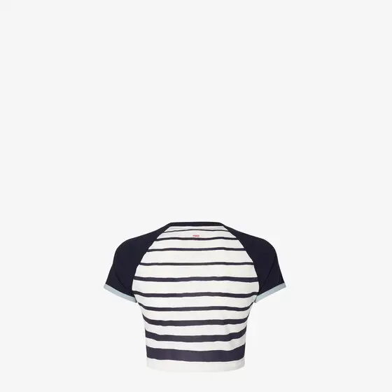 Fendi Striped Jersey T-Shirt | Thumbnail 2 Fendi Striped Jersey T-Shirt | Thumbnail 2