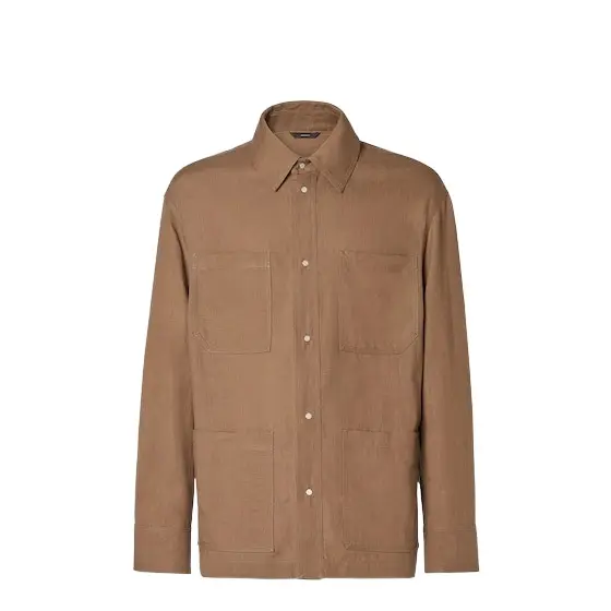 Fendi Go-To single-breasted straight-cut jacket with a shirt | Image 1 Fendi Go-To single-breasted straight-cut jacket with a shirt | Image 1