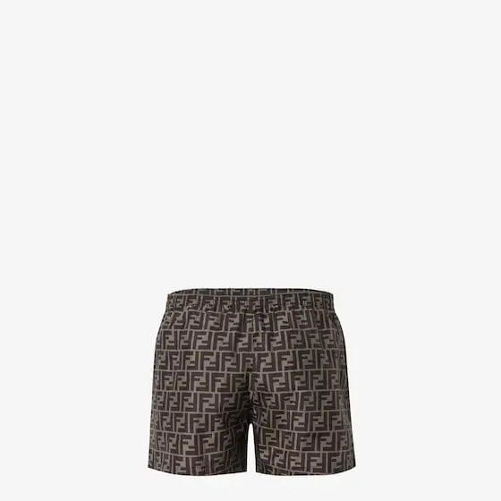 Fendi Swim shorts with elasticated waistband and drawstring | Thumbnail 2