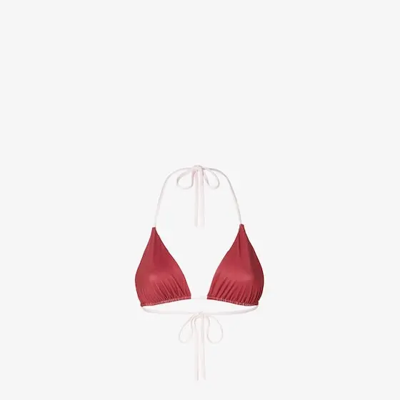 Fendi Pequin Lycra Triangle Bikini Top | Thumbnail 4 Fendi Pequin Lycra Triangle Bikini Top | Thumbnail 4