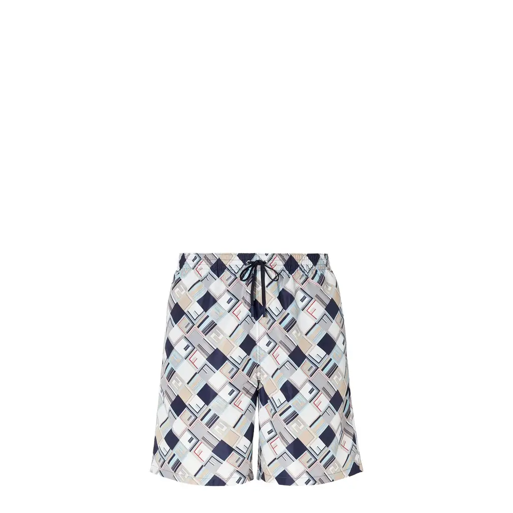 Fendi Swim shorts with elasticated waistband and drawstring | Image 1 Fendi Swim shorts with elasticated waistband and drawstring | Image 1