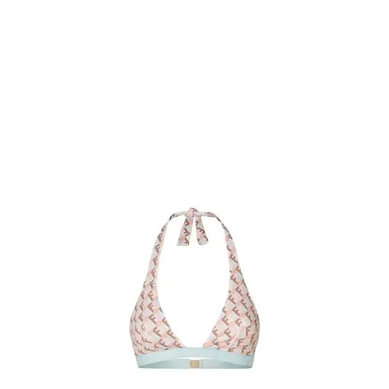Fendi Triangle bikini top with self-ties behind the neck and hook | Image 1 Fendi Triangle bikini top with self-ties behind the neck and hook | Image 1
