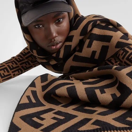 Fendi FF Scarf | Thumbnail 4 Fendi FF Scarf | Thumbnail 4