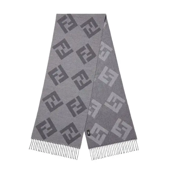 Fendi Rectangular scarf made of wool with an all-over, oversized | Image 1 Fendi Rectangular scarf made of wool with an all-over, oversized | Image 1